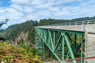 Fototapeta na wymiar Oregon Highway 101 Bridge 6