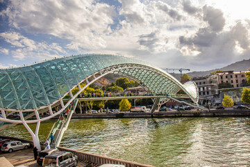 Fototapeta premium bridge over the river