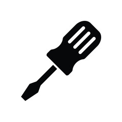 screwdriver icon vector design template simple and modern