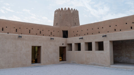 historical old Fort Zubarah (Al Zubara) in North East of Qatar