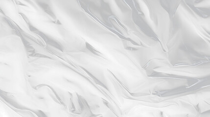 Transparant wrinkled plastic, white plastic or polyethylene bag texture, macro,no background