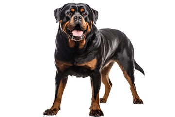 Obraz premium Rottweiler dog isolated from background
