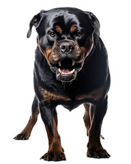 Obraz premium Rottweiler dog isolated from background