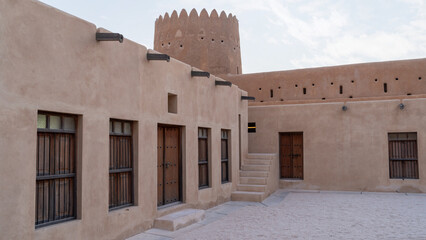 historical old Fort Zubarah (Al Zubara) in North East of Qatar