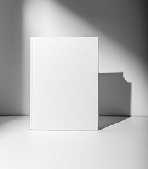 Hardcover Book Mockup. Blank Canvas Cover