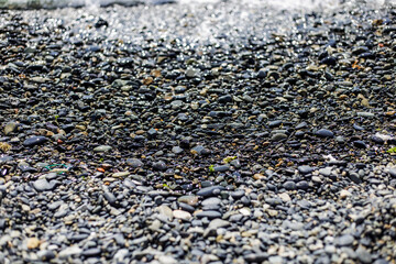 Stones with the wave