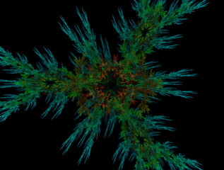 Imaginatory fractal abstract background Image