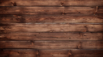 Fototapeta na wymiar brown wooden plank desk table background texture top view
