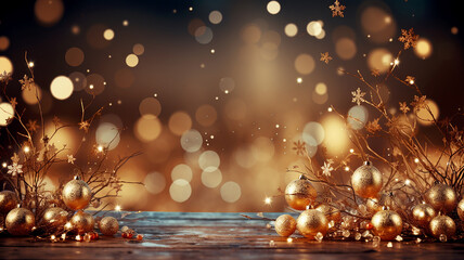 Fototapeta na wymiar Weihnachten Christmas Neujahr Karte Wünsche Winter Sterne gold Advent AI
