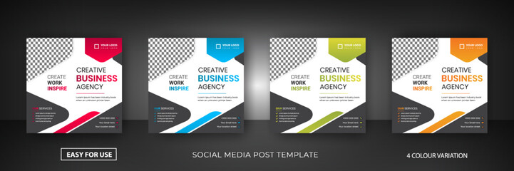 Digital marketing agency social media post design
