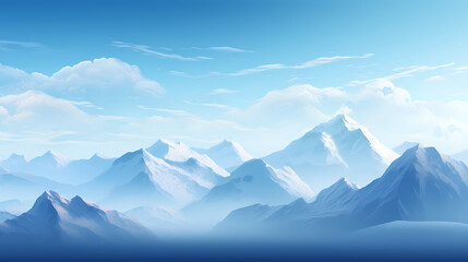 Blue Mountains Background Poster Wallpaper Web Page