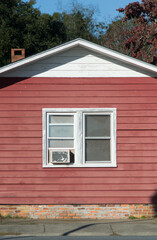 Red Building EXTERIOR with AC