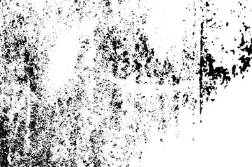 Rustic grunge vector texture with grain and stains. Abstract noise background. Weathered surface. Dirty and damaged. Detailed rough backdrop. Vector graphic illustration with transparent white. EPS10.
