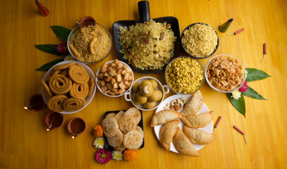 Diwali snacks Diwali faral Festival food items Festival snacks from Maharashtra