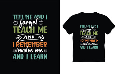 Vector celebration of world teacher's day t-shirt design cartoon
