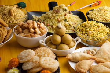 Diwali snacks Diwali faral Festival food items Festival snacks from Maharashtra
