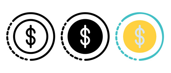 Refund icons set vector illustration for web and mobile