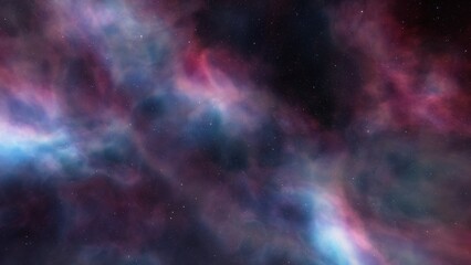 Obraz premium Space nebula, for use with projects on science, research, and education. Illustration 
