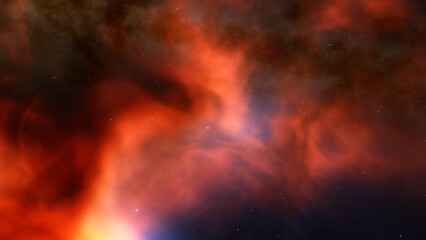 Space nebula, for use with projects on science, research, and education. Illustration
