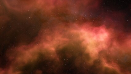 Naklejka premium Space nebula, for use with projects on science, research, and education. Illustration 