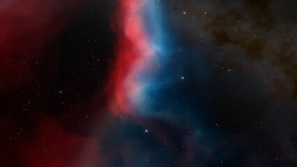 Space nebula, for use with projects on science, research, and education. Illustration
