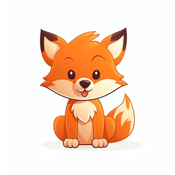 a cartoon of a fox