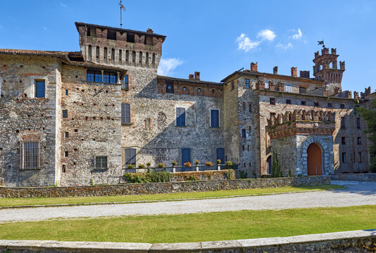 SOMMA LOMBARDO, VARESE ITALY, CASTLE VISCONTI DI SAN VITO
