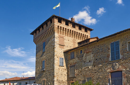 SOMMA LOMBARDO, VARESE ITALY, CASTLE VISCONTI DI SAN VITO