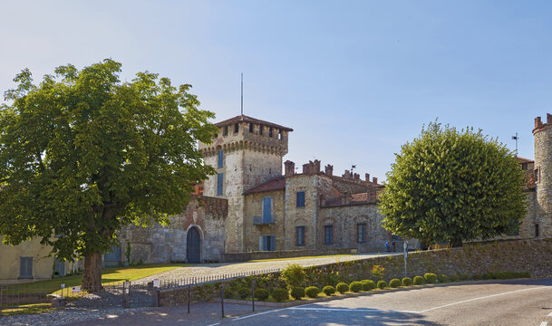 SOMMA LOMBARDO, VARESE ITALY, CASTLE VISCONTI DI SAN VITO