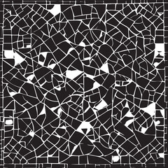 Obraz premium Distressed background in black and white texture with dark spots, scratches and lines. Abstract illustration
