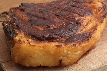 cow meat rib as protein gourmet food