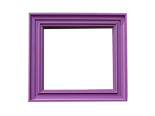 Purple wooden frame