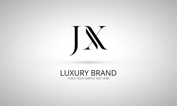 JX J jx initial logo | initial based abstract modern minimal creative logo, vector template image. luxury logotype logo, real estate homie logo. typography logo. initials logo