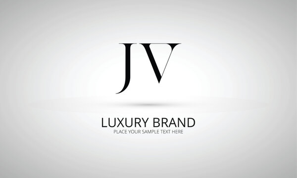 JV J jv initial logo | initial based abstract modern minimal creative logo, vector template image. luxury logotype logo, real estate homie logo. typography logo. initials logo
