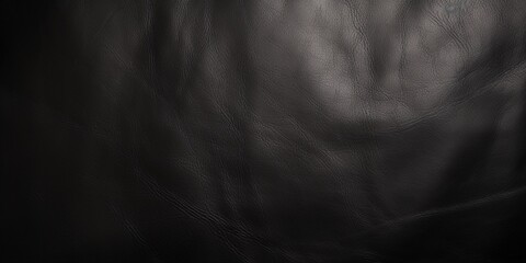 Black leather texture background, luxury business black background, extra wide.