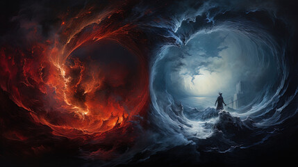 abstract life and death