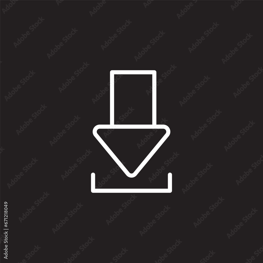 Poster download and upload icon buttons. download and upload icon. files download and upload icons symbol i