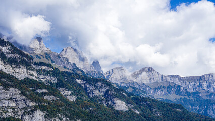 Fototapeta premium mountain landscape with clouds