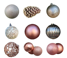 Christmas tree decorations for the holidays-