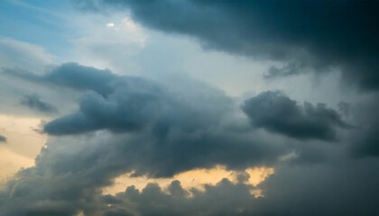 Fototapeta na wymiar Dark Clouds Before the Thunderstorm