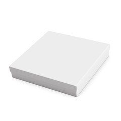 an image of a closed box isolated on a white background