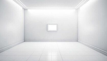 Obraz premium Modern design meets simplicity in digitally generated loft apartment illustration generated by AI