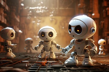 Robotics Revolt: The City's Awakening.