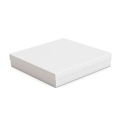 an image of a closed box isolated on a white background