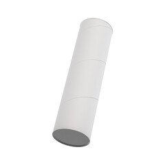 An image of a blank Beverage Paper Tube isolated on a white background