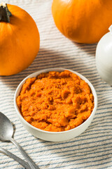 Organic Raw Orange Pumpkin Puree
