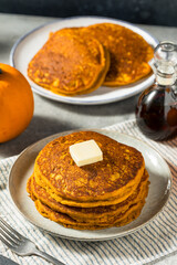 Homemade Sweet Pumpkin Pancakes
