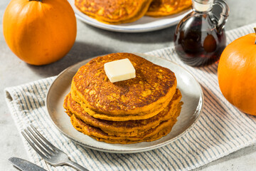 Homemade Sweet Pumpkin Pancakes