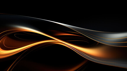 Naklejka premium Stylish Dark Wave as Background Wall Art Wallpaper Backdrop Digital Art