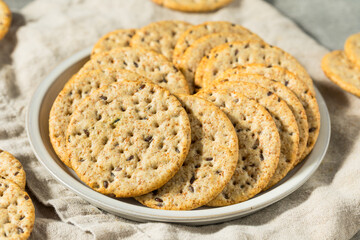 Homemade Whole Wheat Round Crackers